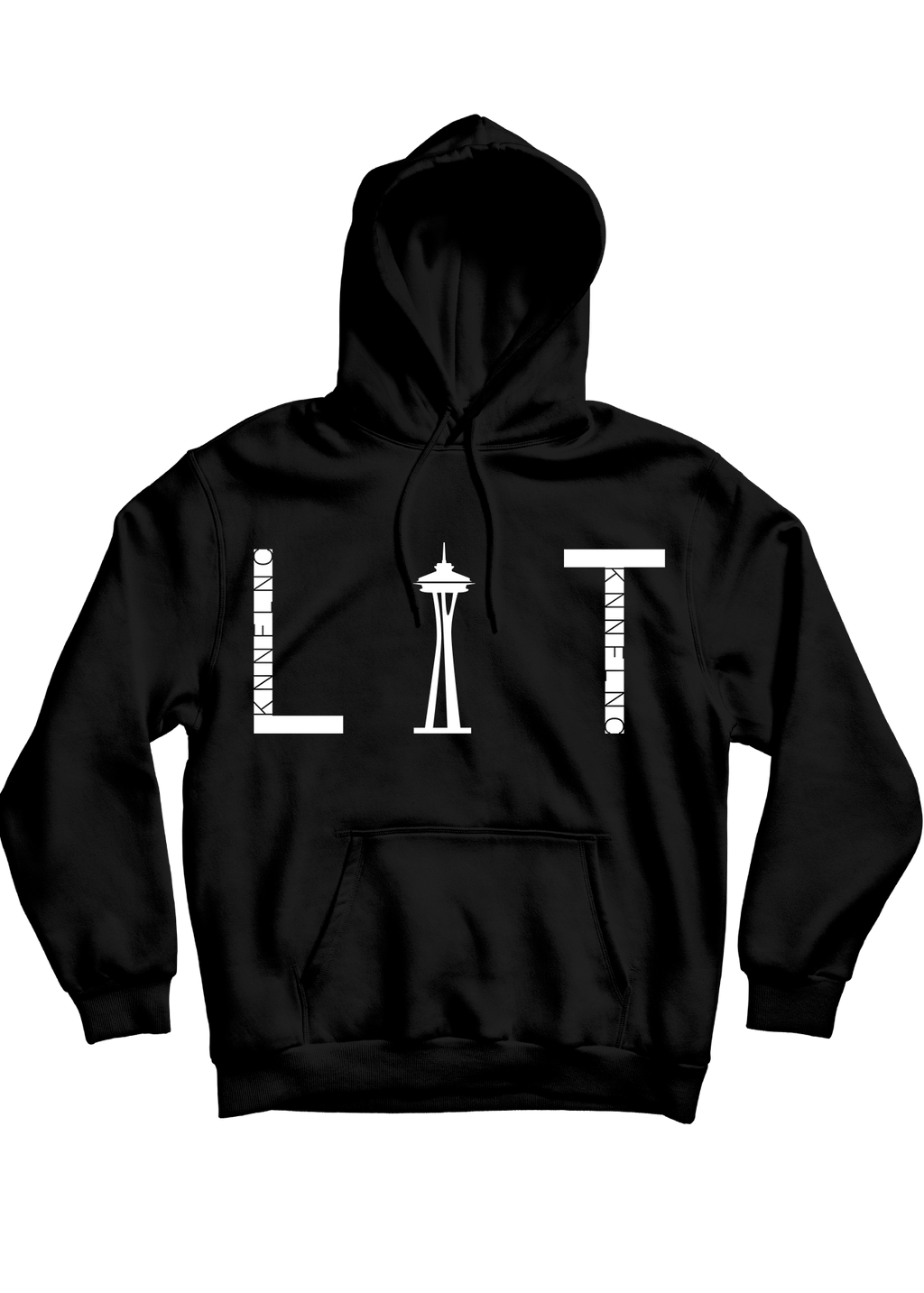 "LIT Hoodie" by KNNFLNC. Vol. 1